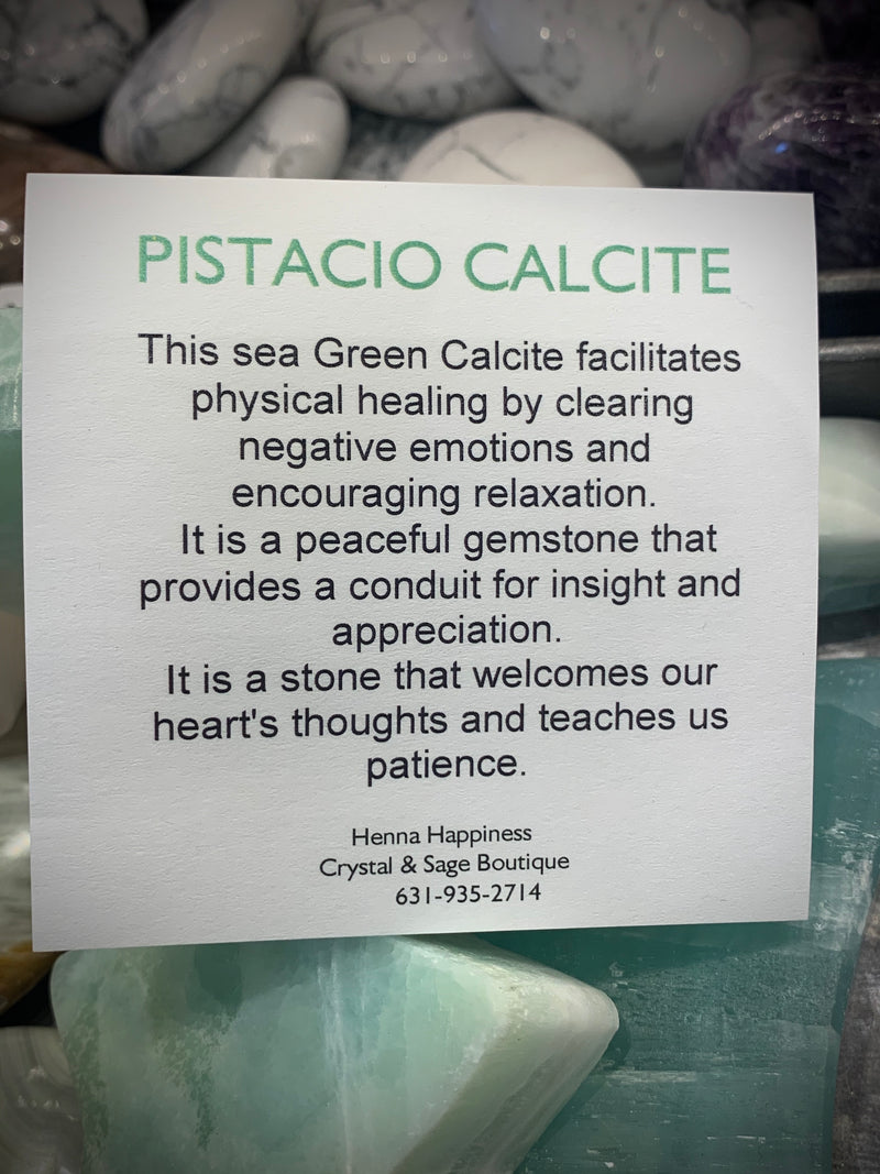 Pistachio Calcite Star