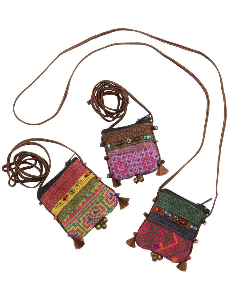 Hmong Pouch Tribal Necklace