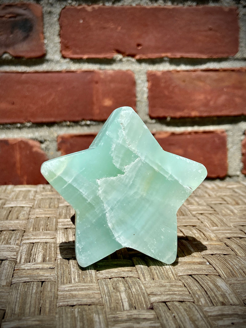 Pistachio Calcite Star