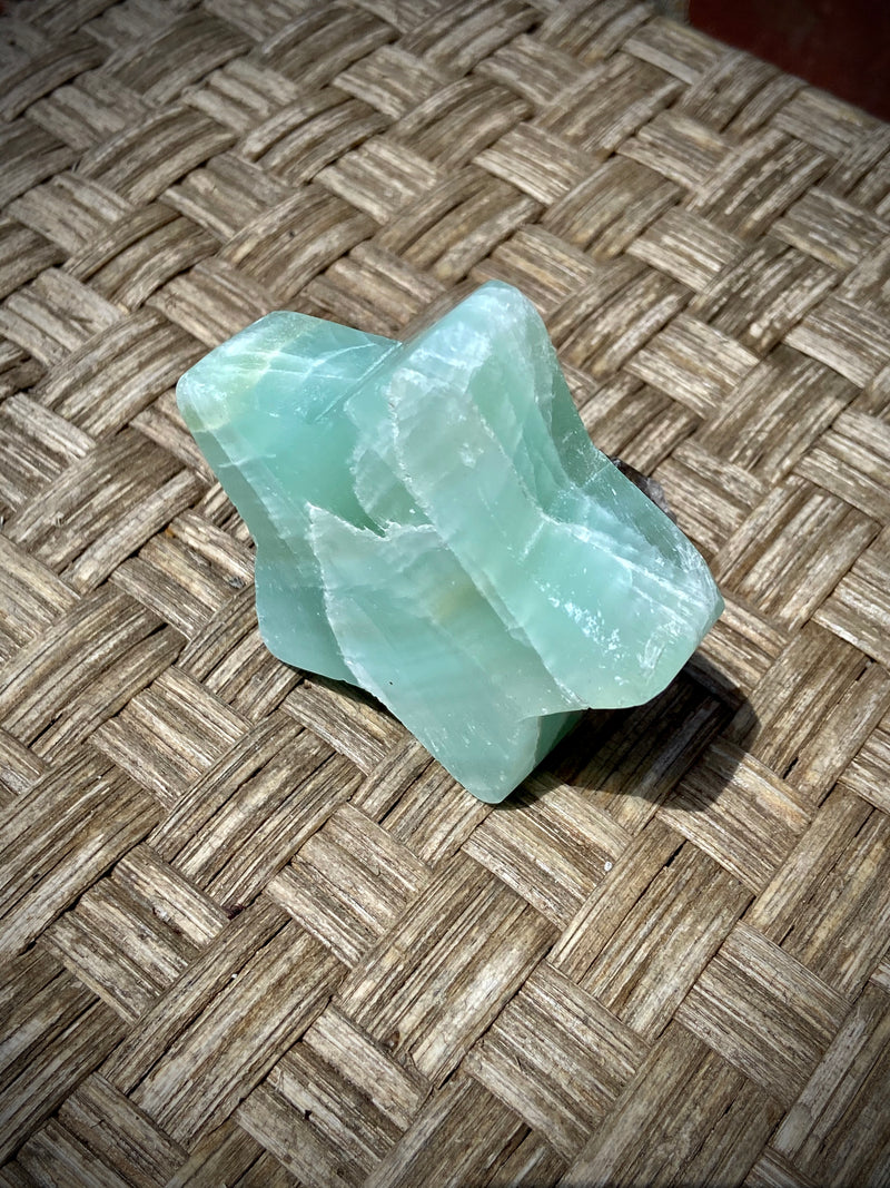 Pistachio Calcite Star