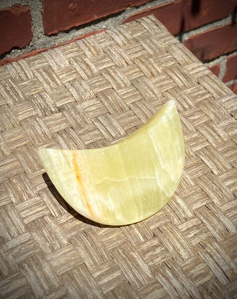 Lemon Calcite Moon