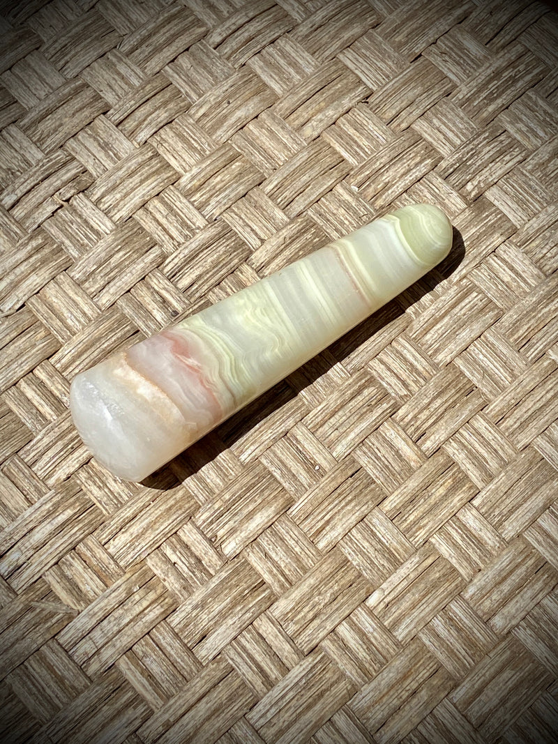 Pink Banded Calcite Wand