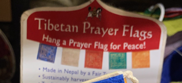 Mini Prayer Flags - Sacred Mantra