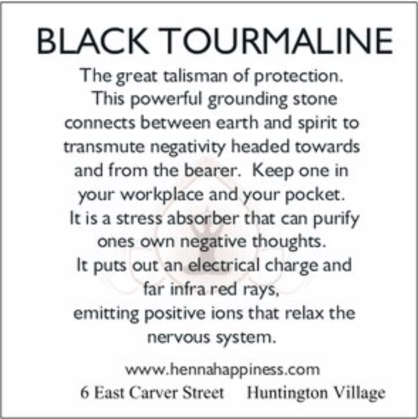 Large Black Tourmaline Sterling Capped Pendant