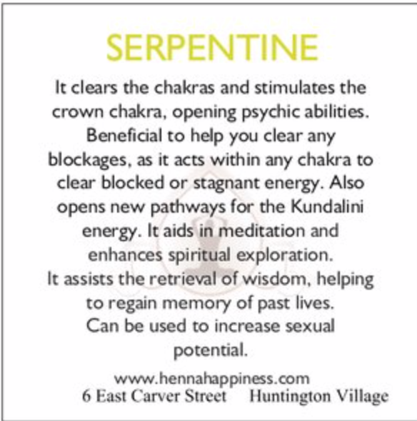 Serpentine Tumblestone