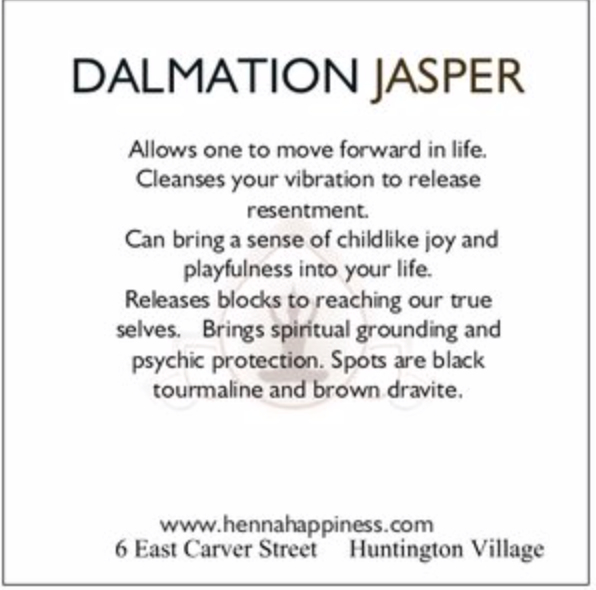 Dalmation Jasper  Pendant