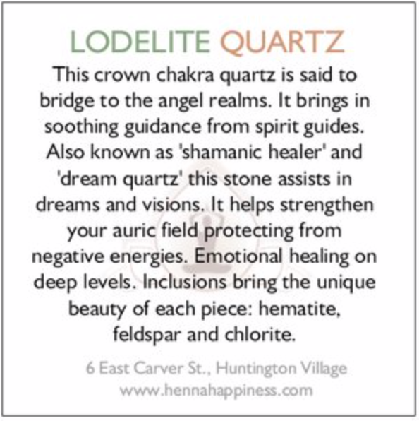 Lodolite- Shamanic Healer