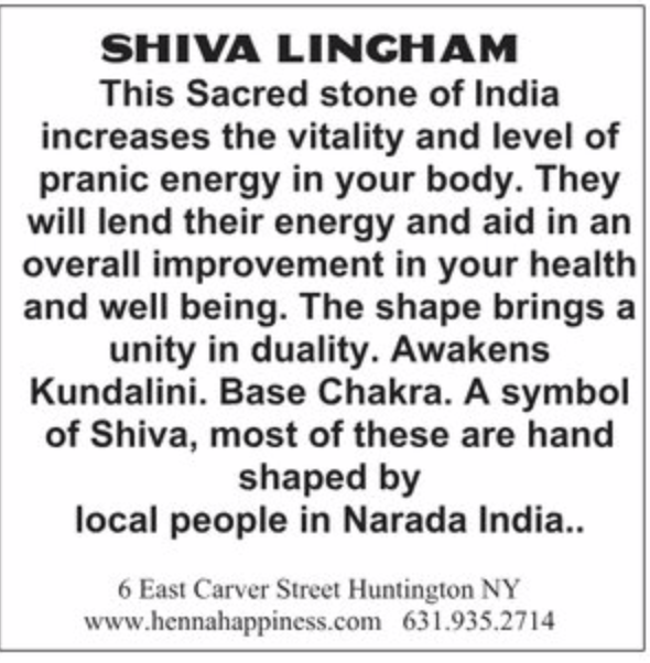 Shiva Lingham Tumblestone