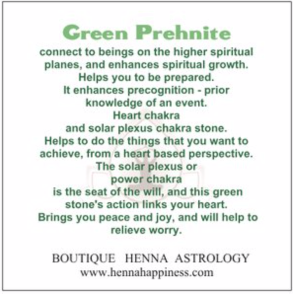 Green Prehnite Tumblestone
