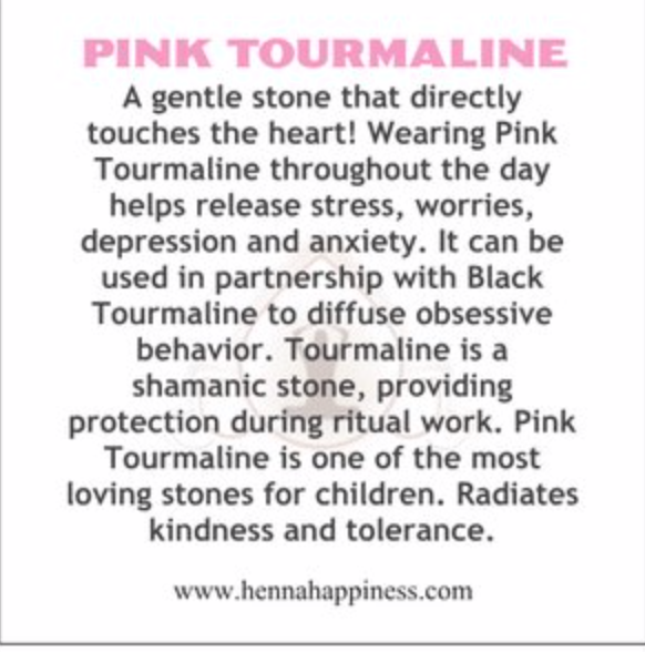 Pink Tourmaline Pendant