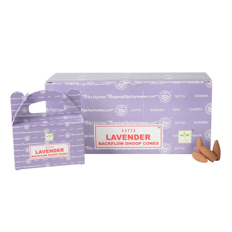 Lavender Backflow Incense Cone Display