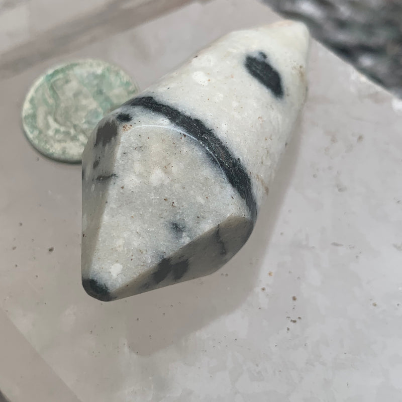 Dalmation Jasper Body Work Mini Wand