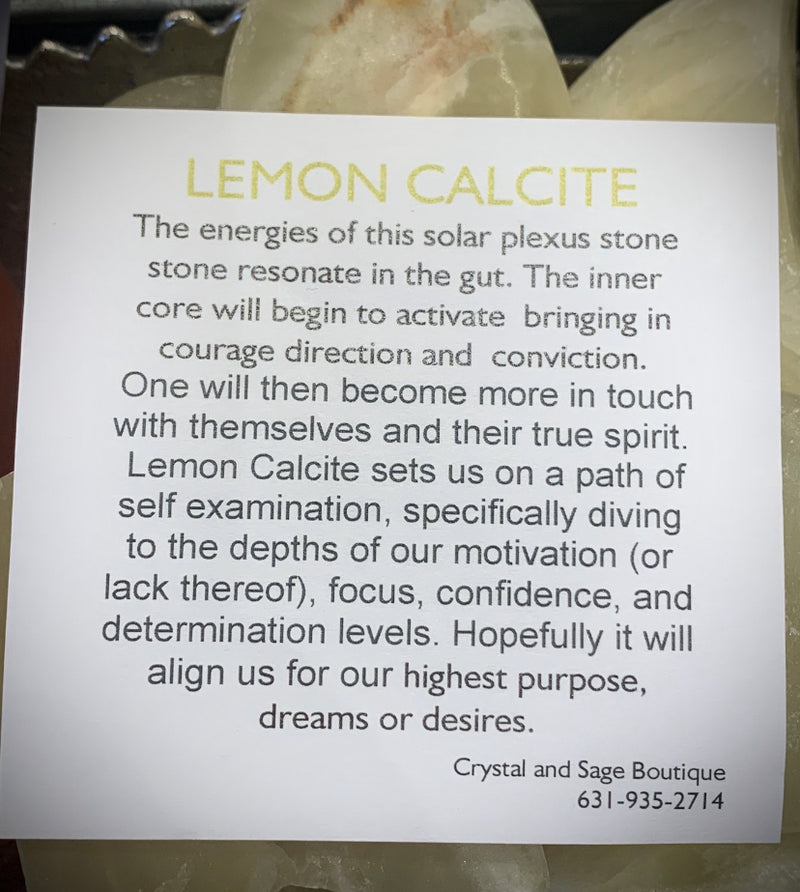 Lemon Calcite Tower