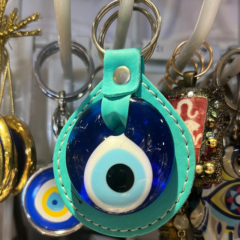 Evil eye keychain small