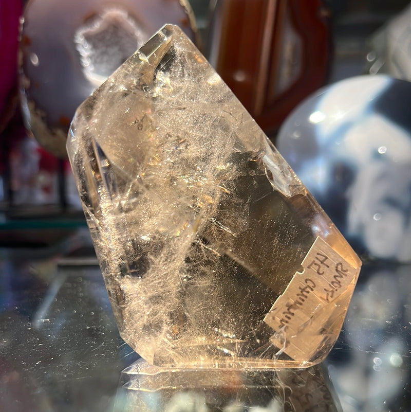 Natural citrine-smoky