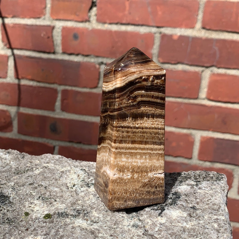 Chocolate Calcite Tower