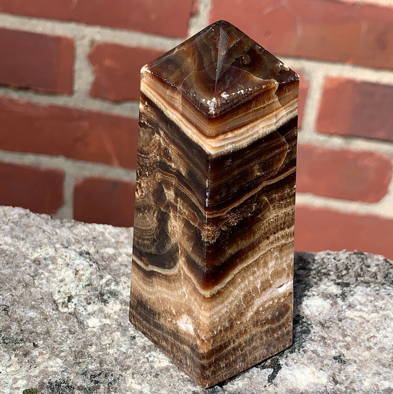 Chocolate Calcite Tower