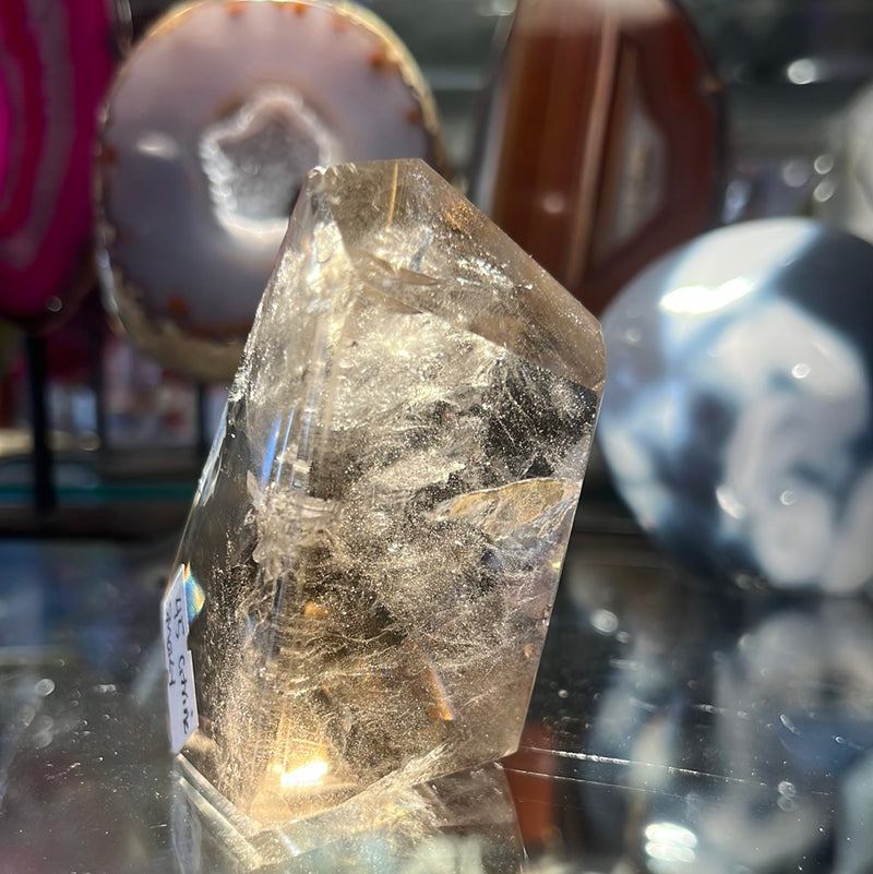 Natural citrine-smoky