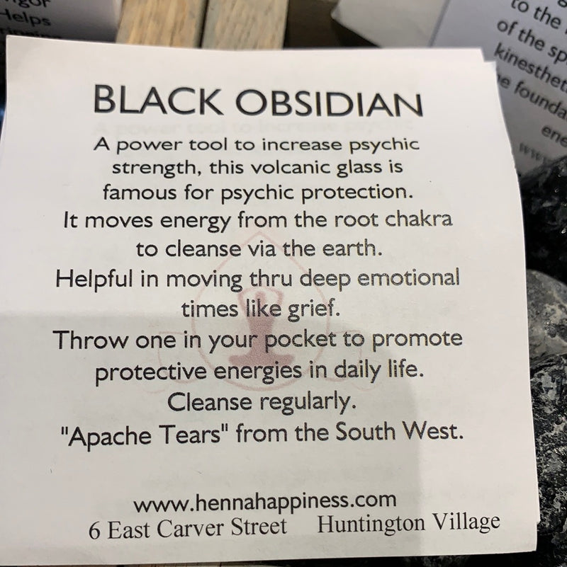Black Obsidian Bracelet 4mm