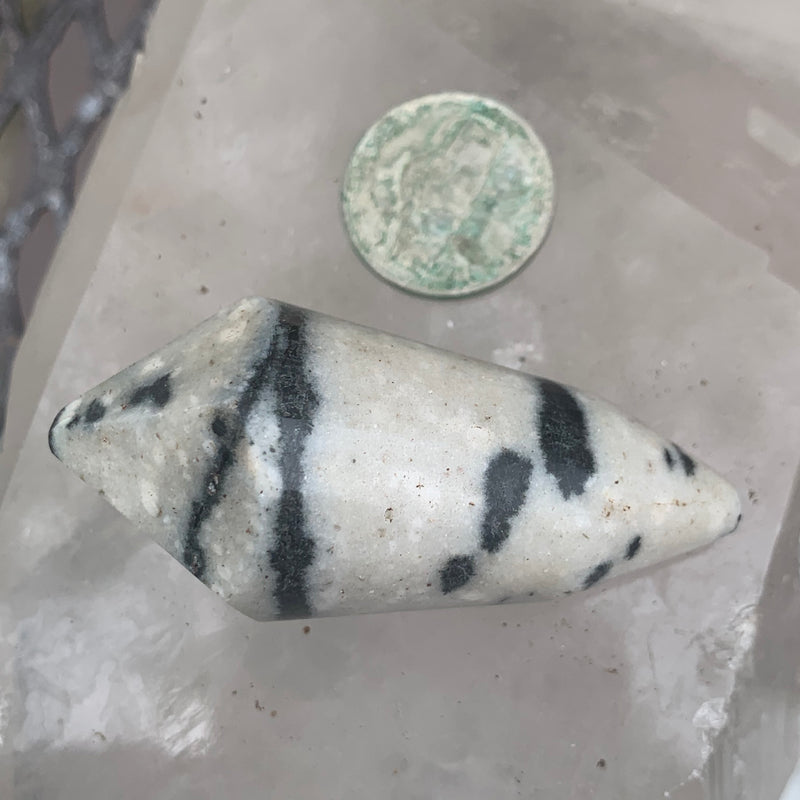 Dalmation Jasper Body Work Mini Wand